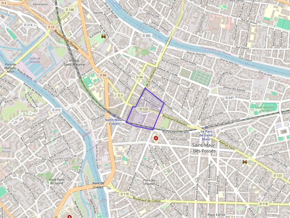 Appartement 72 m² trois pièces à vendre à Saint-Maur-des-Fossés