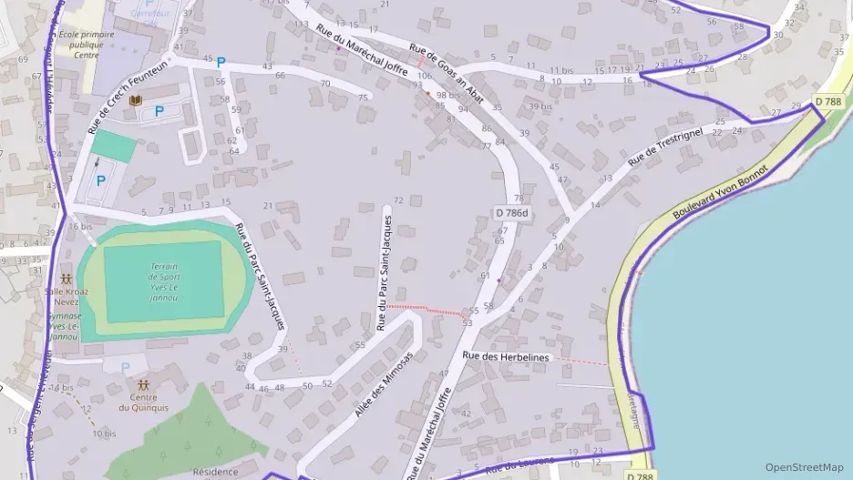 Appartement 71 m² trois pièces à vendre à Perros-Guirec Appartement 71 m² trois pièces à vendre à Perros-Guirec