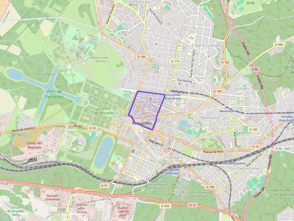 Appartement 104 m² trois pièces à vendre à Versailles