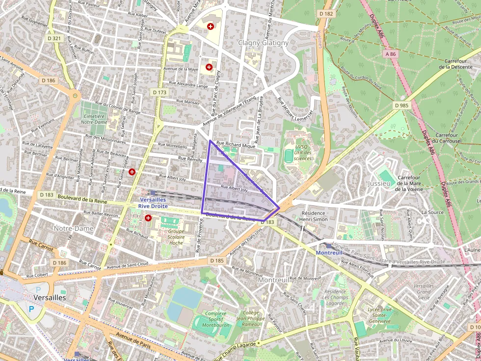 Appartement 44 m² deux pieces à vendre à Versailles