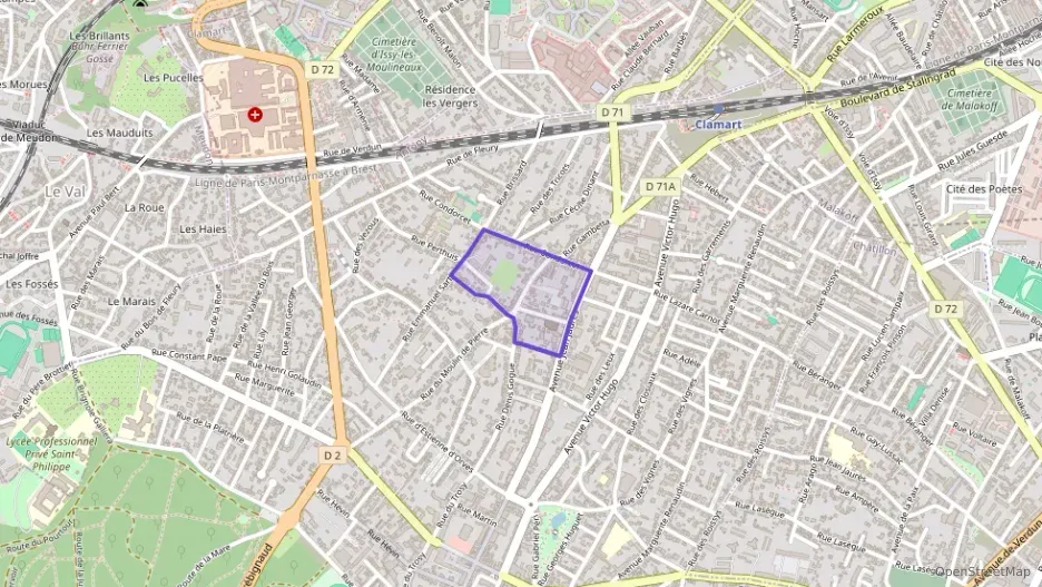 Appartement 52 m² deux pieces à vendre à Clamart