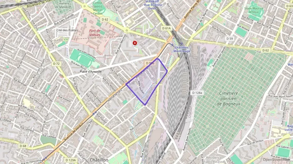 Appartement 87 m² quatre pièces à vendre à Châtillon