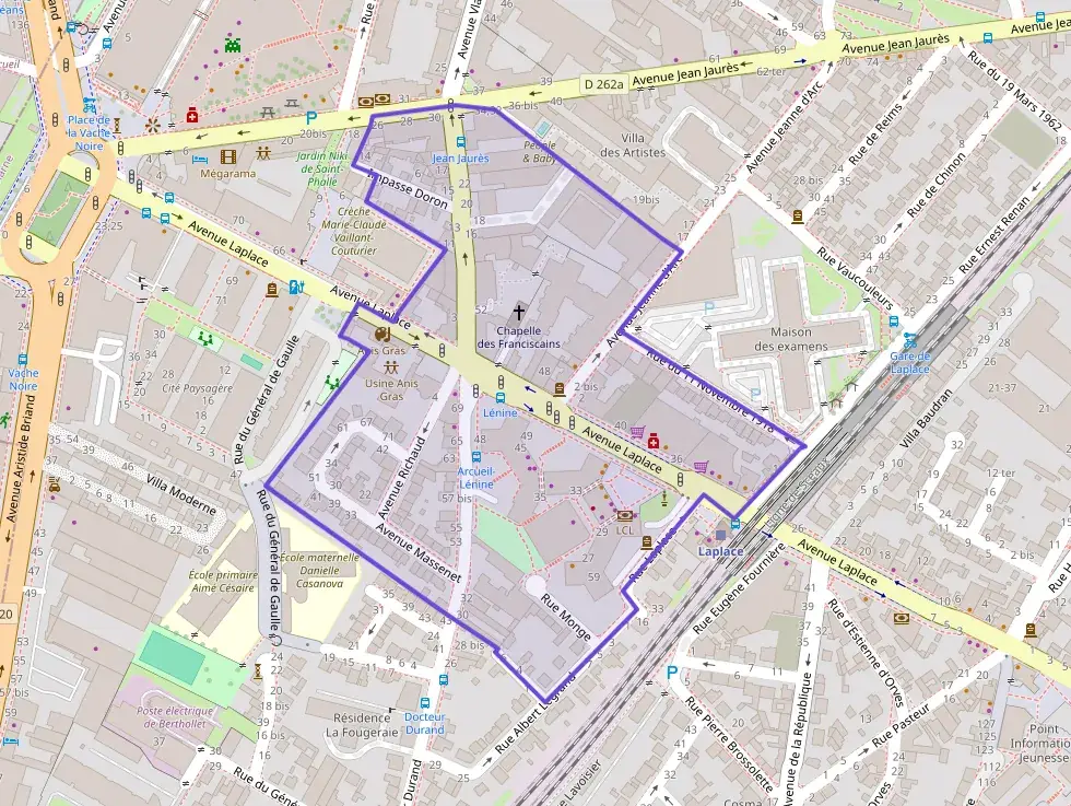 Appartement 57 m² trois pièces à vendre à Arcueil