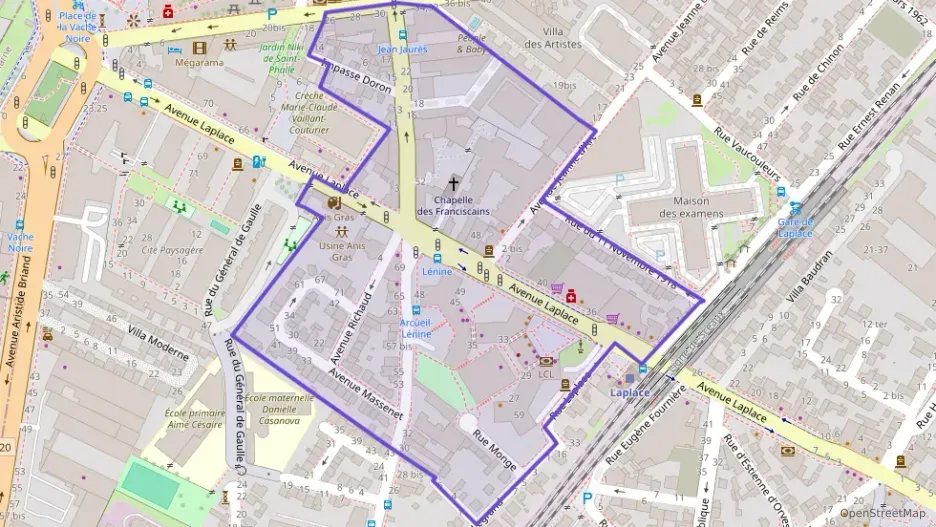 Appartement 56 m² trois pièces à vendre à Arcueil