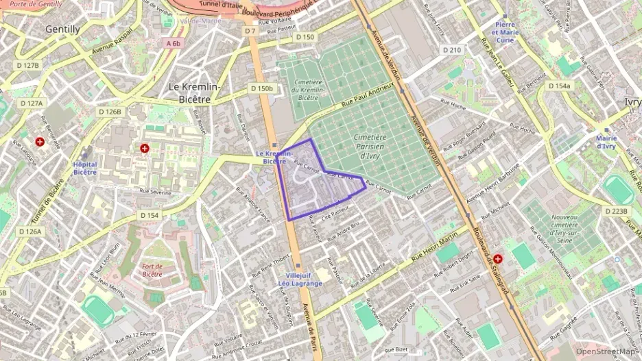 Appartement 50 m² deux pieces à vendre à Le Kremlin-Bicêtre