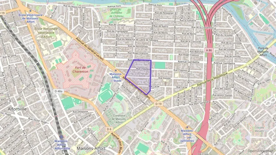 Appartement 49 m² trois pièces à vendre à Maisons-Alfort Appartement 49 m² trois pièces à vendre à Maisons-Alfort