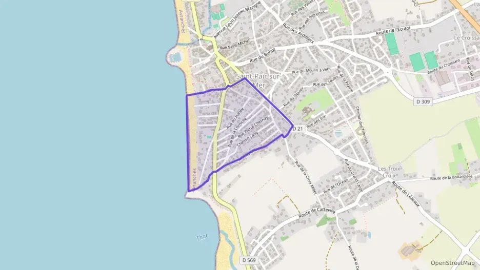 Appartement 33 m² deux pieces à vendre à Saint-Pair-sur-Mer