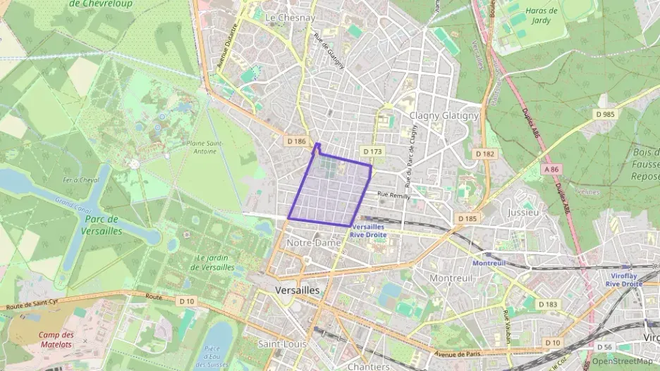 Appartement 59 m² deux pieces à vendre à Versailles