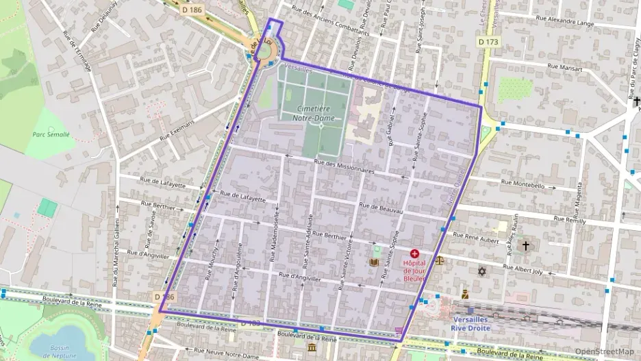 Appartement 115 m² quatre pièces à vendre à Versailles Appartement 115 m² quatre pièces à vendre à Versailles