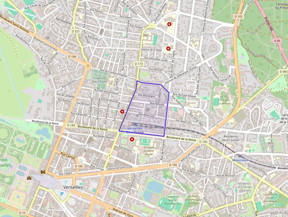 Appartement 50 m² deux pieces à vendre à Versailles