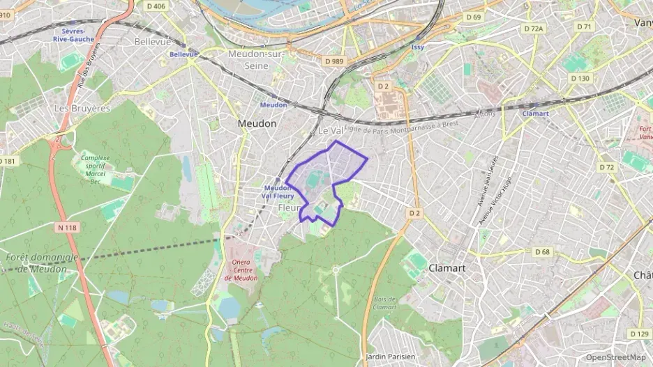 Appartement 81 m² trois pièces à vendre à Meudon