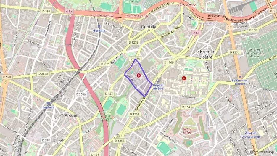 Appartement 50 m² deux pieces à vendre à Gentilly