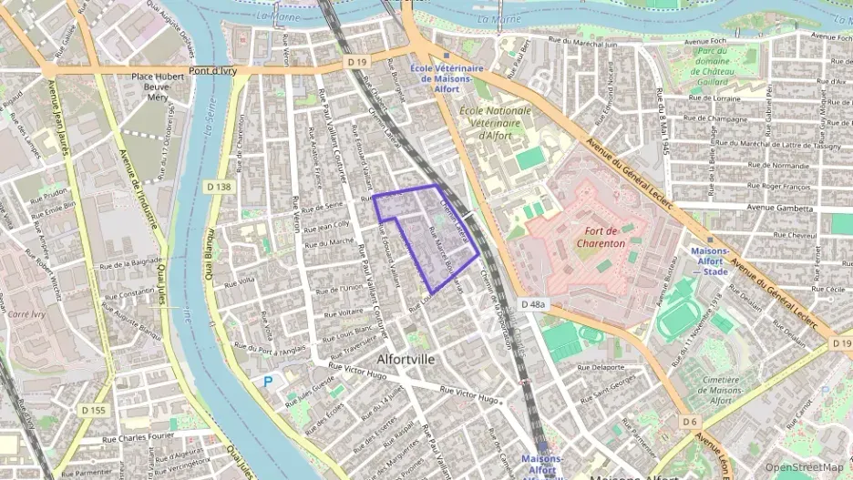 Appartement 81 m² cinq pièces à vendre à Alfortville