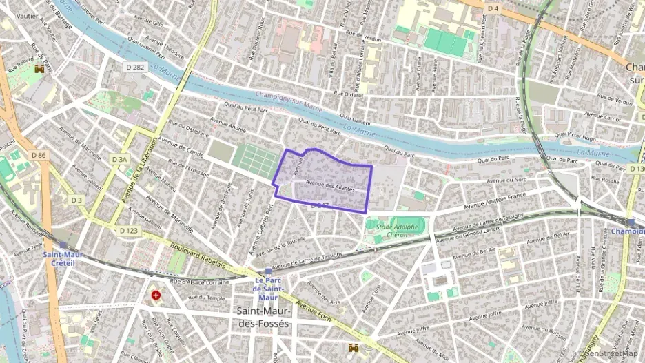 Appartement 68 m² trois pièces à vendre à Saint-Maur-des-Fossés
