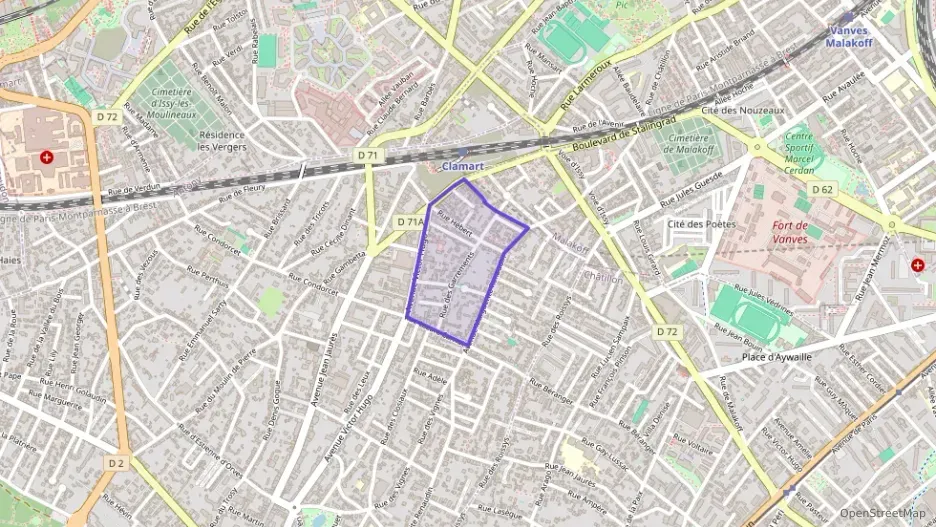 Appartement 46 m² deux pieces à vendre à Clamart