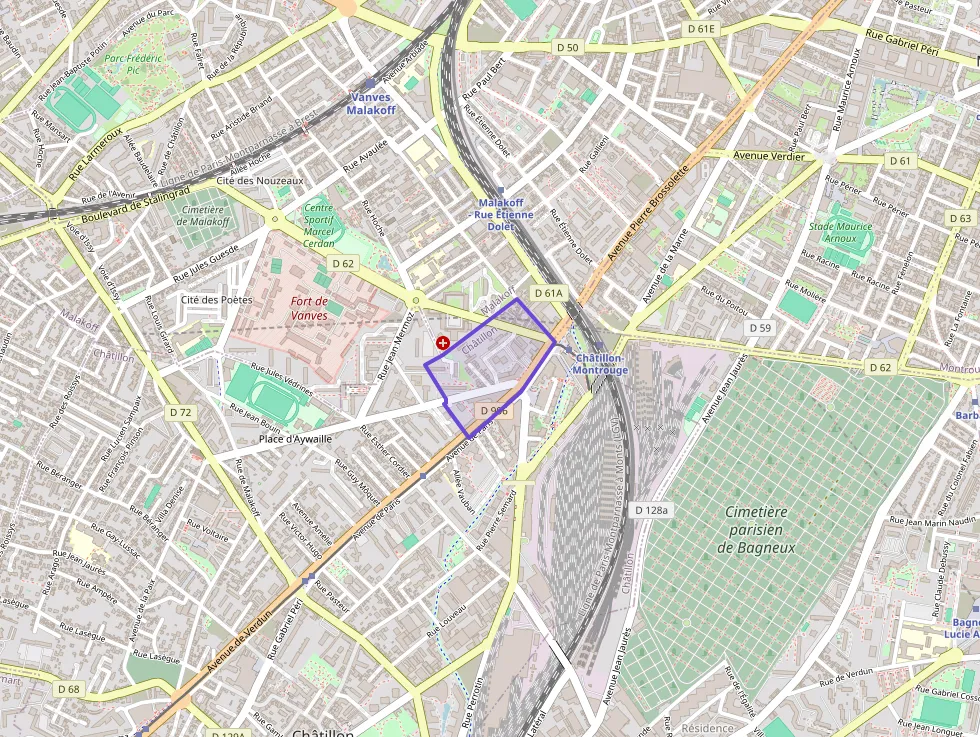 Appartement 85 m² quatre pièces à vendre à Châtillon