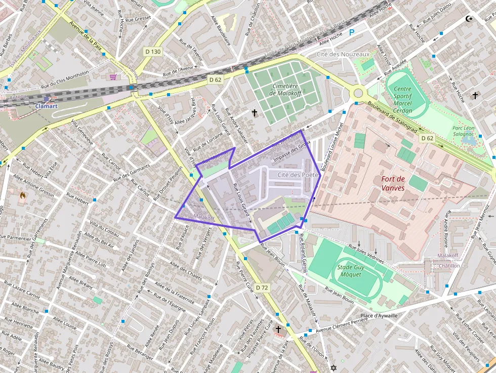 Appartement 44 m² deux pieces à vendre à Malakoff