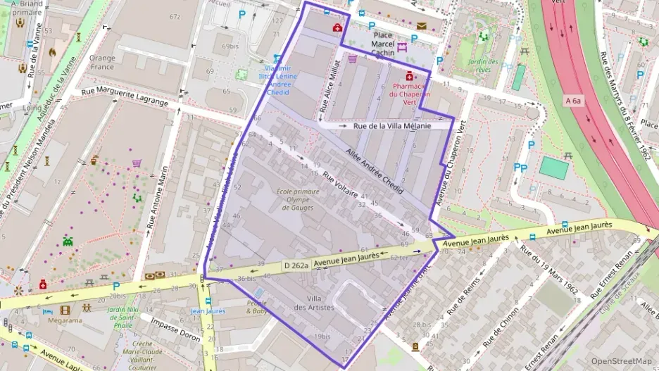 Appartement 60 m² trois pièces à vendre à Arcueil