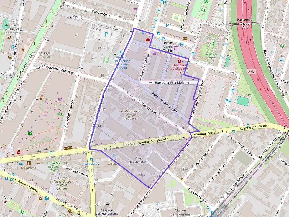 Appartement 45 m² trois pièces à vendre à Arcueil