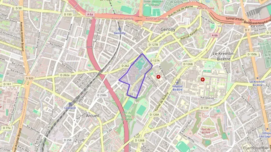 Appartement 58 m² trois pièces à vendre à Gentilly