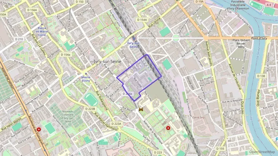 Appartement 29 m² une piece à vendre à Ivry-sur-Seine