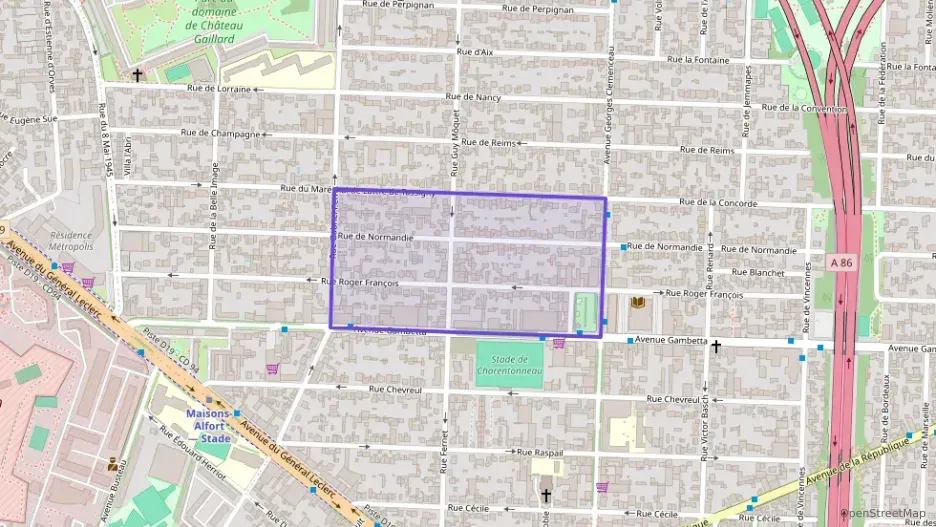 Appartement 48 m² une piece à vendre à Maisons-Alfort