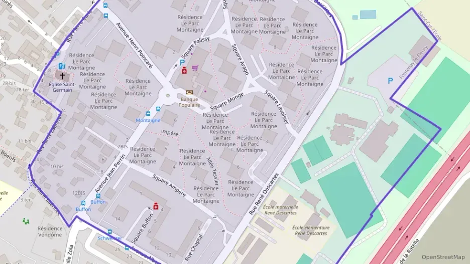 Appartement 63 m² trois pièces à vendre à Fontenay-le-Fleury Appartement 63 m² trois pièces à vendre à Fontenay-le-Fleury