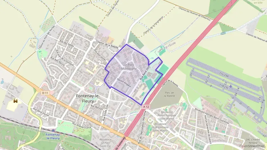 Appartement 63 m² trois pièces à vendre à Fontenay-le-Fleury Appartement 63 m² trois pièces à vendre à Fontenay-le-Fleury