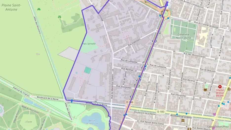 Appartement 70 m² trois pièces à vendre à Versailles Appartement 70 m² trois pièces à vendre à Versailles