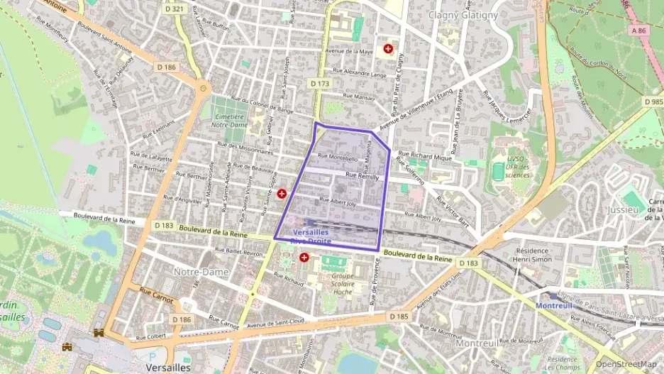 Appartement 27 m² deux pieces à vendre à Versailles