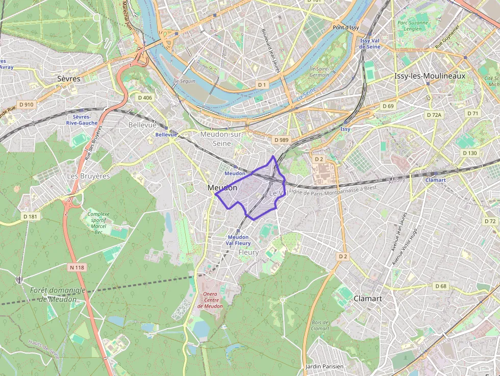 Appartement 40 m² une piece à vendre à Meudon