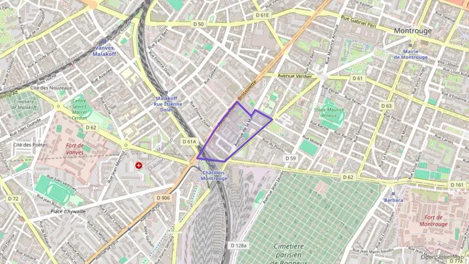 Appartement 56 m² trois pièces à vendre à Montrouge