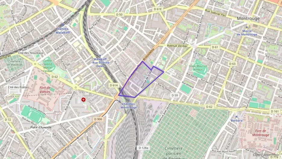 Appartement 57 m² trois pièces à vendre à Montrouge