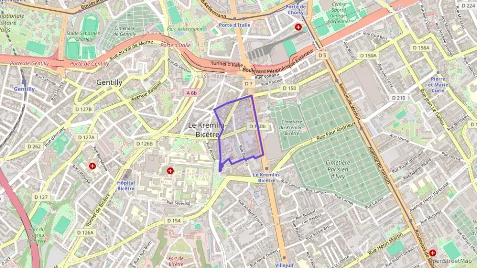 Appartement 47 m² deux pieces à vendre à Le Kremlin-Bicêtre