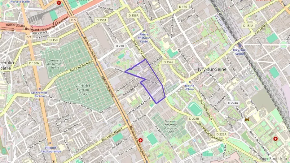 Appartement 37 m² deux pieces à vendre à Ivry-sur-Seine