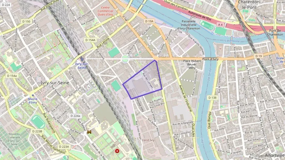 Appartement 67 m² trois pièces à vendre à Ivry-sur-Seine