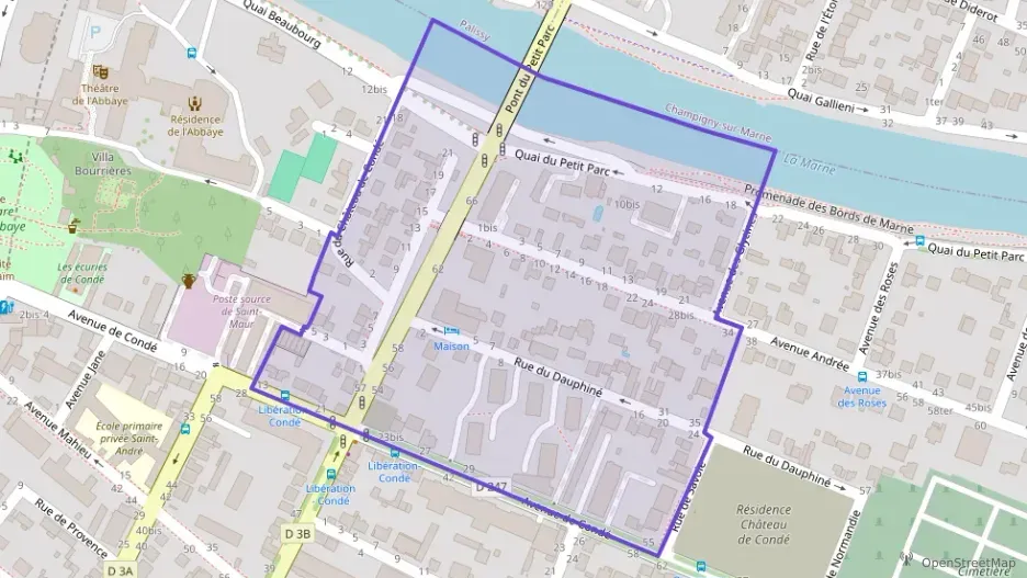 Appartement 96 m² quatre pièces à vendre à Saint-Maur-des-Fossés