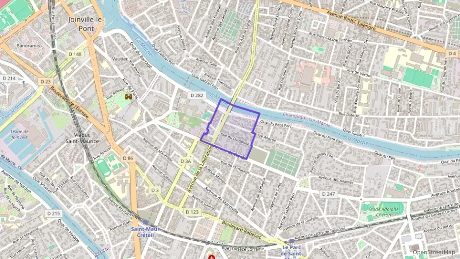 Appartement 96 m² quatre pièces à vendre à Saint-Maur-des-Fossés