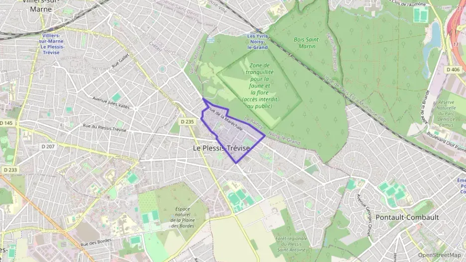 Appartement 70 m² trois pièces à vendre à Le Plessis-Trévise