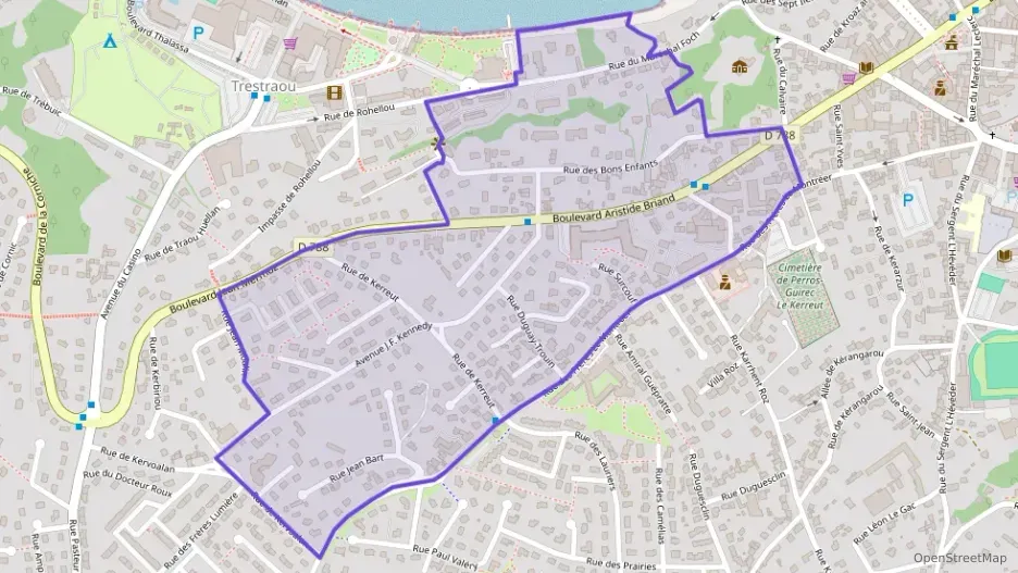 Appartement 67 m² trois pièces à vendre à Perros-Guirec