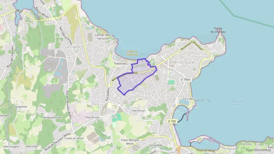 Appartement 67 m² trois pièces à vendre à Perros-Guirec