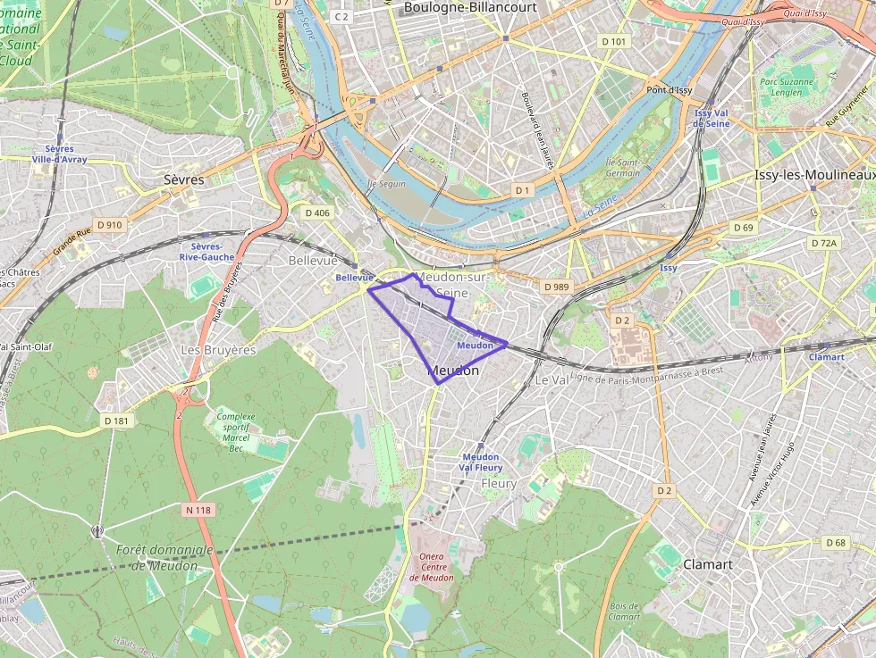 Appartement 47 m² deux pieces à vendre à Meudon