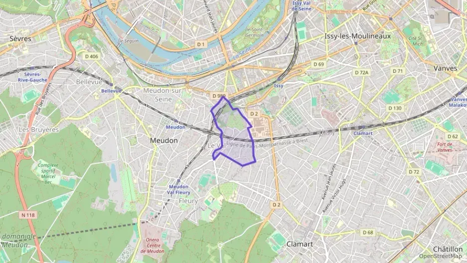 Appartement 22 m² une piece à vendre à Meudon Appartement 22 m² une piece à vendre à Meudon