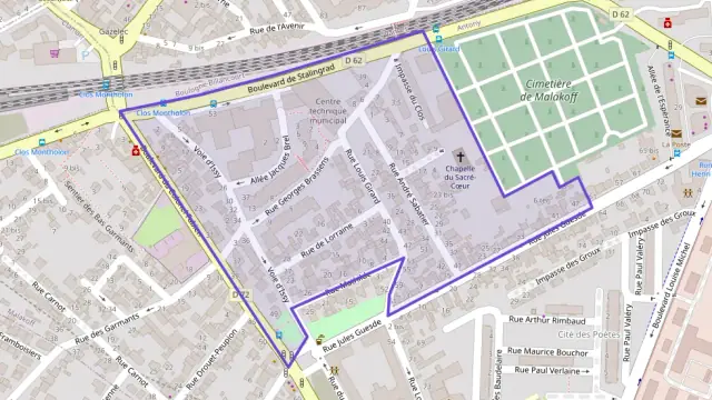 Appartement 29 m² deux pieces à vendre à Malakoff