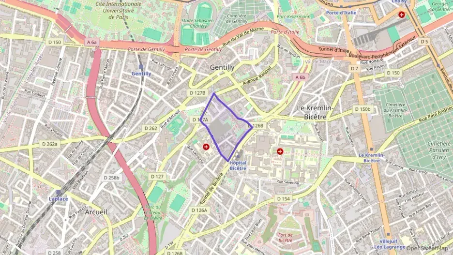 Appartement 26 m² deux pieces à vendre à Gentilly