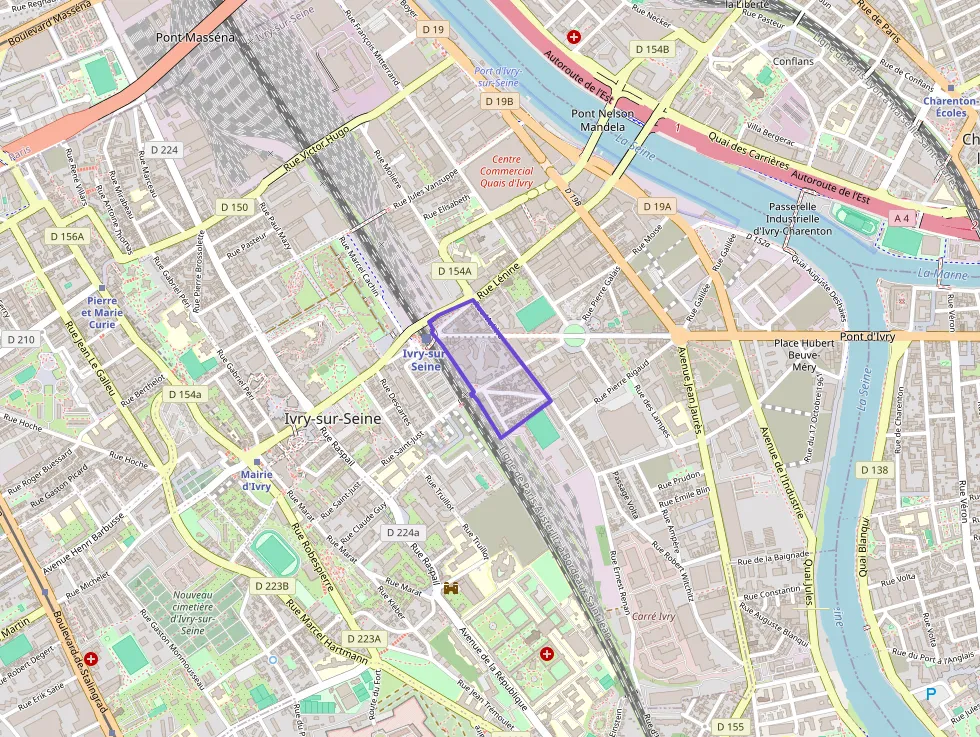 Appartement 23 m² une piece à vendre à Ivry-sur-Seine