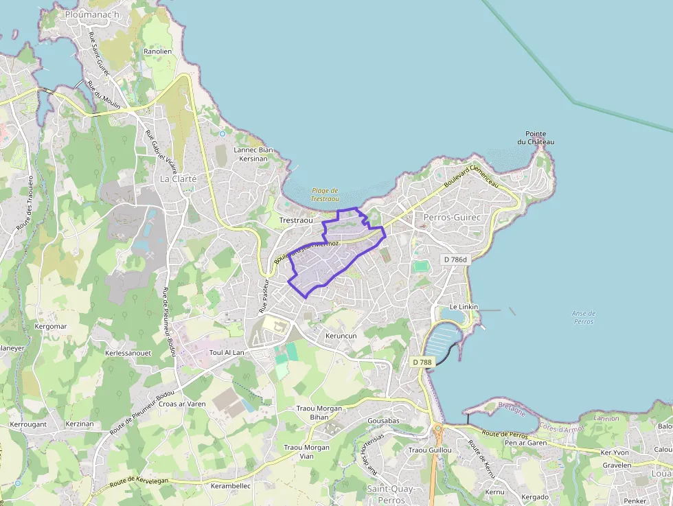 Appartement 62 m² trois pièces à vendre à Perros-Guirec