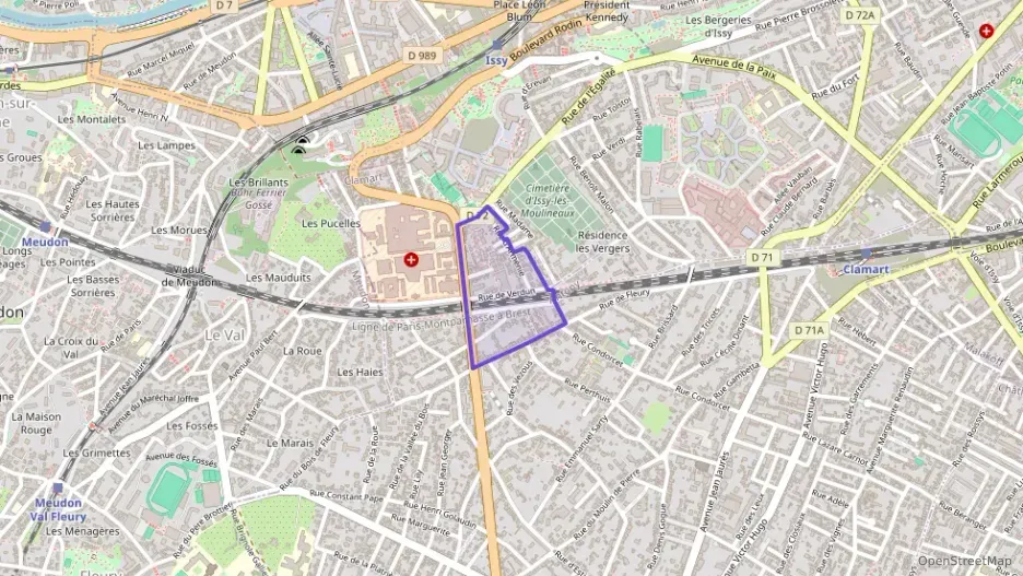 Appartement 40 m² deux pieces à vendre à Clamart