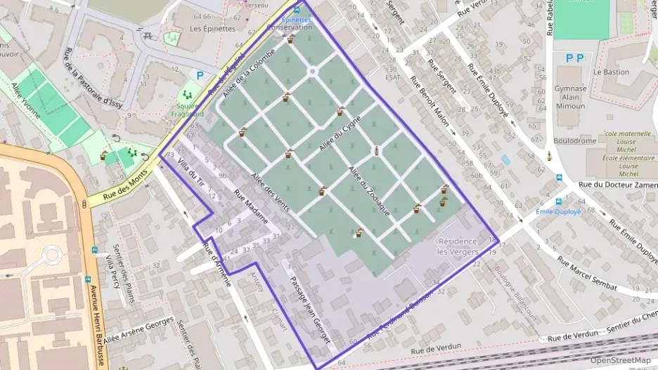 Appartement 57 m² trois pièces à vendre à Issy-les-Moulineaux