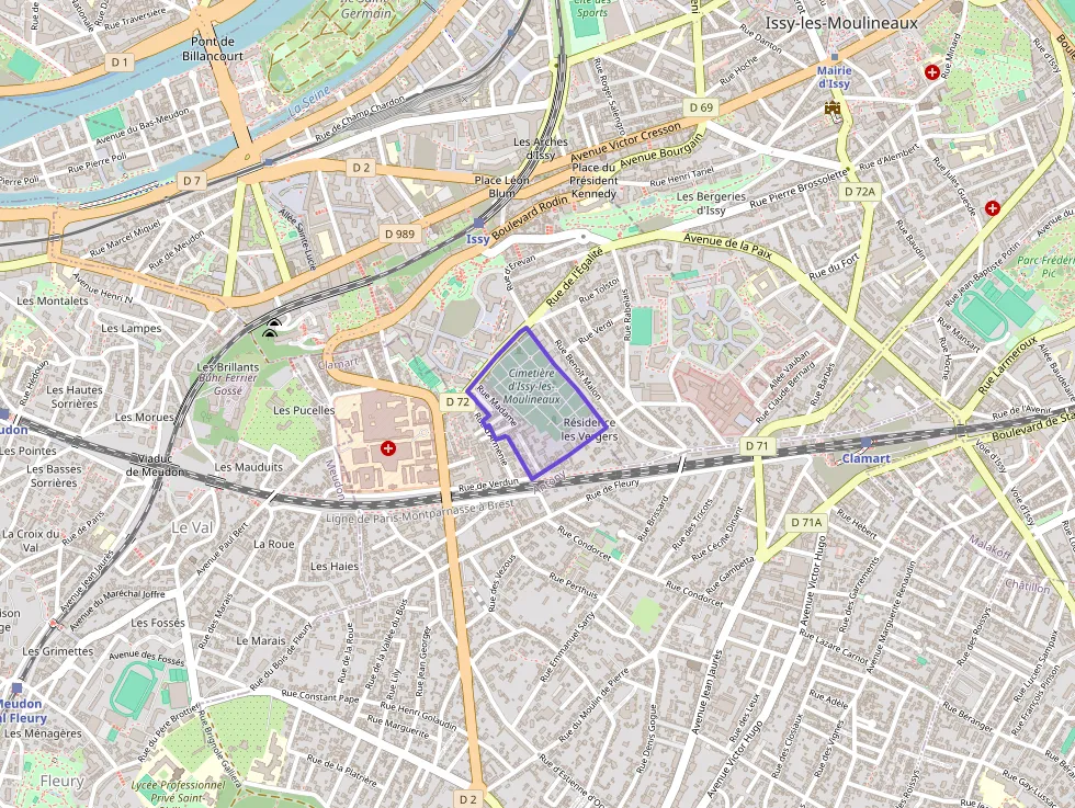 Appartement 57 m² trois pièces à vendre à Issy-les-Moulineaux